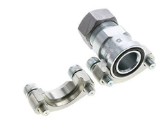 1'' Bride SAE 3000 PSI Acier avec 28L (M36x2) ISO 6162-1