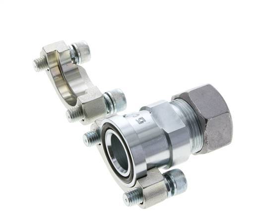 1'' Bride SAE 3000 PSI Acier avec 28L (M36x2) ISO 6162-1