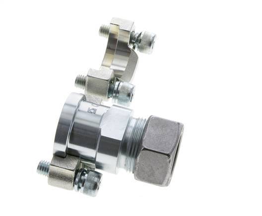 1'' Bride SAE 3000 PSI Acier avec 28L (M36x2) ISO 6162-1