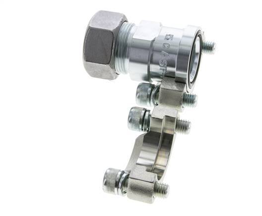 1'' Bride SAE 3000 PSI Acier avec 28L (M36x2) ISO 6162-1