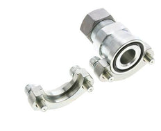 1-1/4'' SAE Flange 3000 PSI Steel with 28L (M36x2) ISO 6162-1