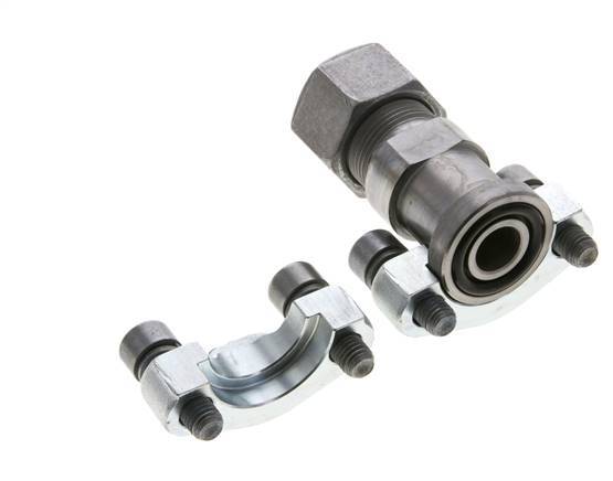 1/2'' Bride SAE 3000 PSI Acier avec 16S (M24x1.5) ISO 6162-1