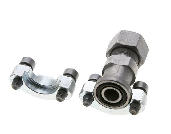 1/2'' Bride SAE 3000 PSI Acier avec 16S (M24x1.5) ISO 6162-1