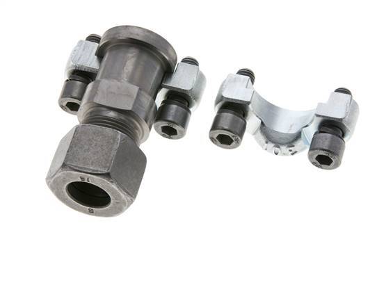 1/2'' Bride SAE 3000 PSI Acier avec 16S (M24x1.5) ISO 6162-1