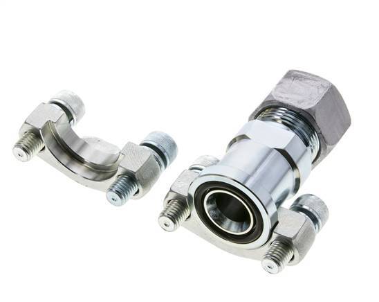 Bride 3/4'' SAE 3000 PSI Acier avec 20S (M30x2) ISO 6162-1