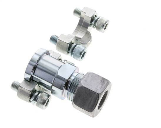 Bride 3/4'' SAE 3000 PSI Acier avec 20S (M30x2) ISO 6162-1