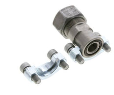 Bride 3/4'' SAE 3000 PSI Acier avec 25S (M36x2) ISO 6162-1