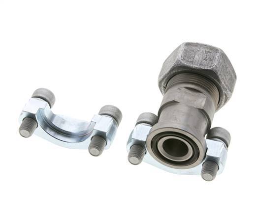 Bride 3/4'' SAE 3000 PSI Acier avec 25S (M36x2) ISO 6162-1