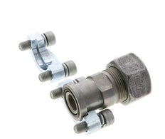 Bride 3/4'' SAE 3000 PSI Acier avec 25S (M36x2) ISO 6162-1