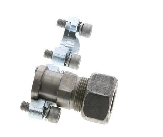 Bride 3/4'' SAE 3000 PSI Acier avec 25S (M36x2) ISO 6162-1