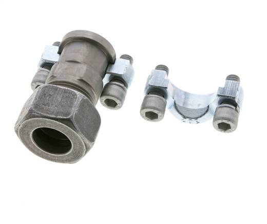 Bride 3/4'' SAE 3000 PSI Acier avec 25S (M36x2) ISO 6162-1