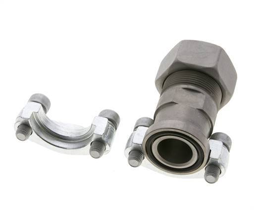 1'' SAE Flange 3000 PSI Steel with 30S (M42x2) ISO 6162-1