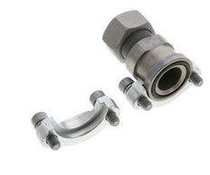 Bride 1-1/4'' SAE 3000 PSI Acier avec 25S (M36x2) ISO 6162-1