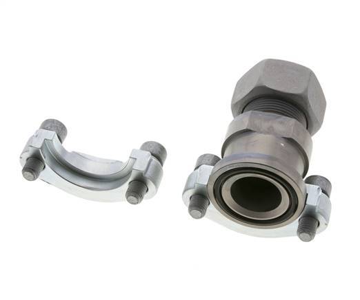 Bride 1-1/4'' SAE 3000 PSI Acier avec 25S (M36x2) ISO 6162-1