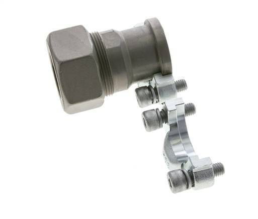 1-1/4'' Bride SAE 3000 PSI Acier avec 38S (M52x2) ISO 6162-1