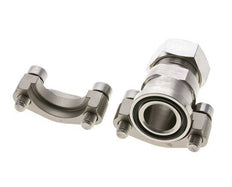 Bride 1'' SAE 3000 PSI Acier inoxydable avec 28L (M36x2) ISO 6162-1