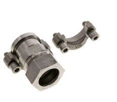 Bride 1-1/4'' SAE 3000 PSI en acier inoxydable avec 35L (M45x2) ISO 6162-1