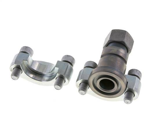 Bride SAE 3/4'' 6000 PSI Acier avec 16S (M24x1.5) ISO 6162-2