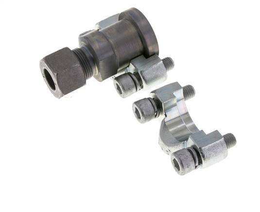 Bride SAE 3/4'' 6000 PSI Acier avec 16S (M24x1.5) ISO 6162-2