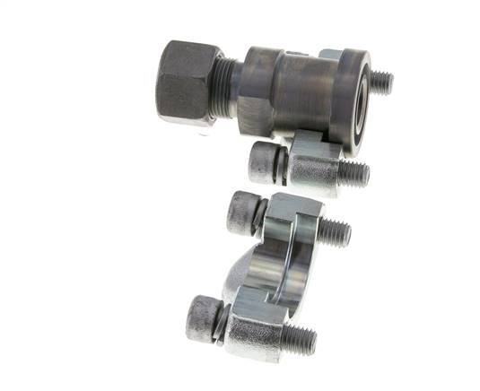 Bride SAE 3/4'' 6000 PSI Acier avec 16S (M24x1.5) ISO 6162-2