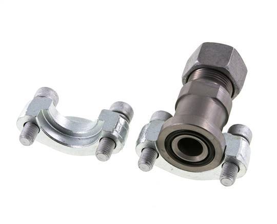 Bride SAE 3/4'' 6000 PSI Acier avec 20S (M30x2) ISO 6162-2