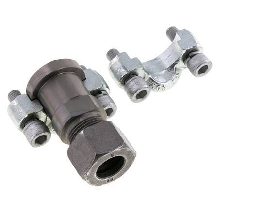 Bride SAE 3/4'' 6000 PSI Acier avec 20S (M30x2) ISO 6162-2