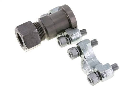 Bride SAE 3/4'' 6000 PSI Acier avec 20S (M30x2) ISO 6162-2