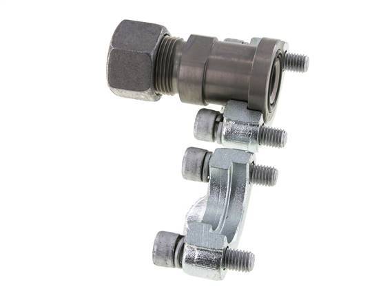 Bride SAE 3/4'' 6000 PSI Acier avec 20S (M30x2) ISO 6162-2