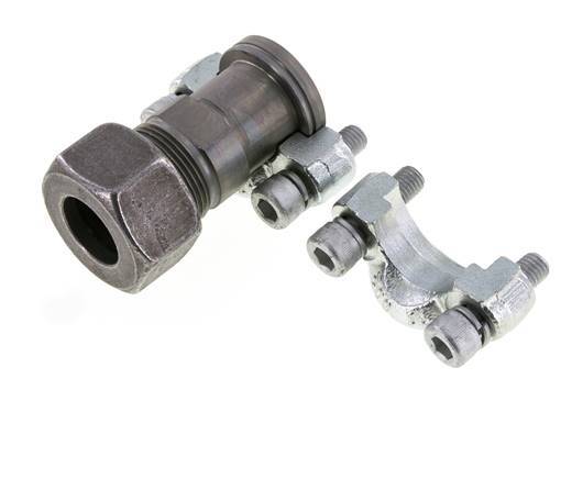 Bride SAE 3/4'' 6000 PSI Acier avec 25S (M36x2) ISO 6162-2