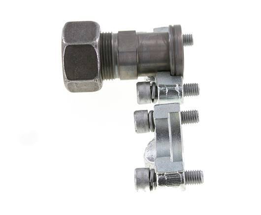 Bride SAE 3/4'' 6000 PSI Acier avec 25S (M36x2) ISO 6162-2