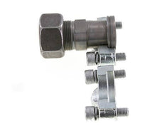 Bride SAE 3/4'' 6000 PSI Acier avec 25S (M36x2) ISO 6162-2