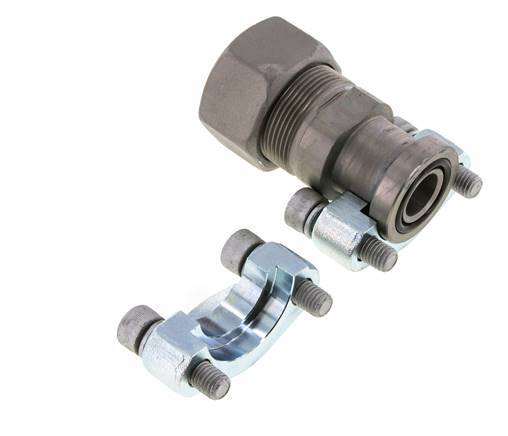 Bride 3/4'' SAE 6000 PSI Acier avec 30S (M42x2) ISO 6162-2