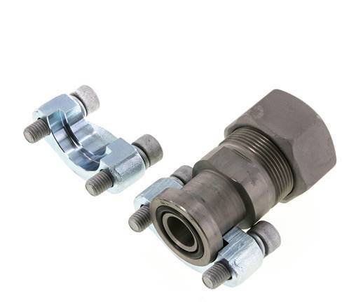 Bride 3/4'' SAE 6000 PSI Acier avec 30S (M42x2) ISO 6162-2