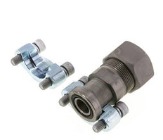 Bride 3/4'' SAE 6000 PSI Acier avec 30S (M42x2) ISO 6162-2