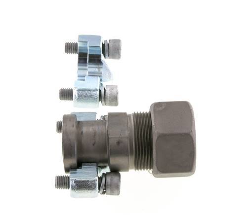 Bride 3/4'' SAE 6000 PSI Acier avec 30S (M42x2) ISO 6162-2