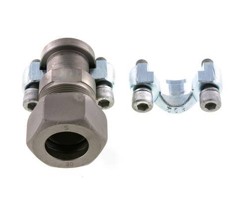 Bride 3/4'' SAE 6000 PSI Acier avec 30S (M42x2) ISO 6162-2