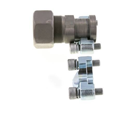 Bride 3/4'' SAE 6000 PSI Acier avec 30S (M42x2) ISO 6162-2