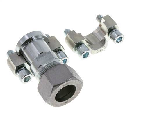 Bride SAE 1'' 6000 PSI Acier avec 30S (M42x2) ISO 6162-2