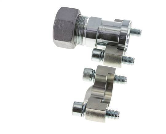 Bride SAE 1'' 6000 PSI Acier avec 30S (M42x2) ISO 6162-2