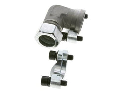 Coude 1'' SAE Bride 3000 PSI Acier avec 28L (M36x2) ISO 6162-1