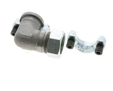 1-1/4'' Coude SAE Bride 3000 PSI Acier avec 35L (M45x2) ISO 6162-1