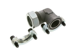 Coude 1-1/2'' Bride SAE 3000 PSI Acier avec 42L (M52x2) ISO 6162-1