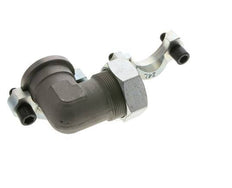 Coude 1-1/2'' Bride SAE 3000 PSI Acier avec 42L (M52x2) ISO 6162-1