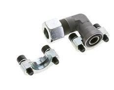 Coude 1/2'' Bride SAE 3000 PSI Acier avec 16S (M24x1.5) ISO 6162-1