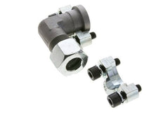 Coude 1/2'' Bride SAE 3000 PSI Acier avec 16S (M24x1.5) ISO 6162-1