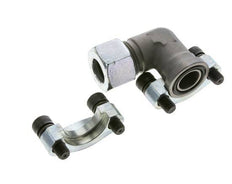 Coude 3/4'' Bride SAE 3000 PSI Acier avec 20S (M30x2) ISO 6162-1