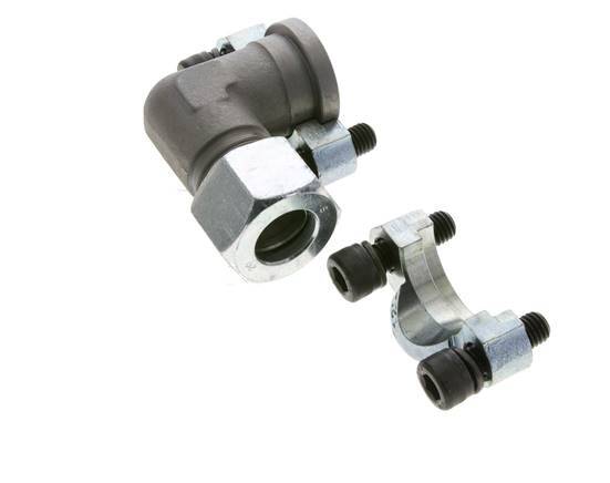 Coude 3/4'' Bride SAE 3000 PSI Acier avec 20S (M30x2) ISO 6162-1