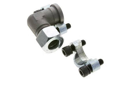 Coude 3/4'' Bride SAE 3000 PSI Acier avec 20S (M30x2) ISO 6162-1