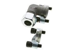 Coude 3/4'' Bride SAE 3000 PSI Acier avec 20S (M30x2) ISO 6162-1