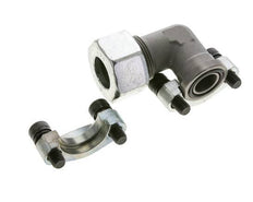 Coude 3/4'' Bride SAE 3000 PSI Acier avec 25S (M36x2) ISO 6162-1